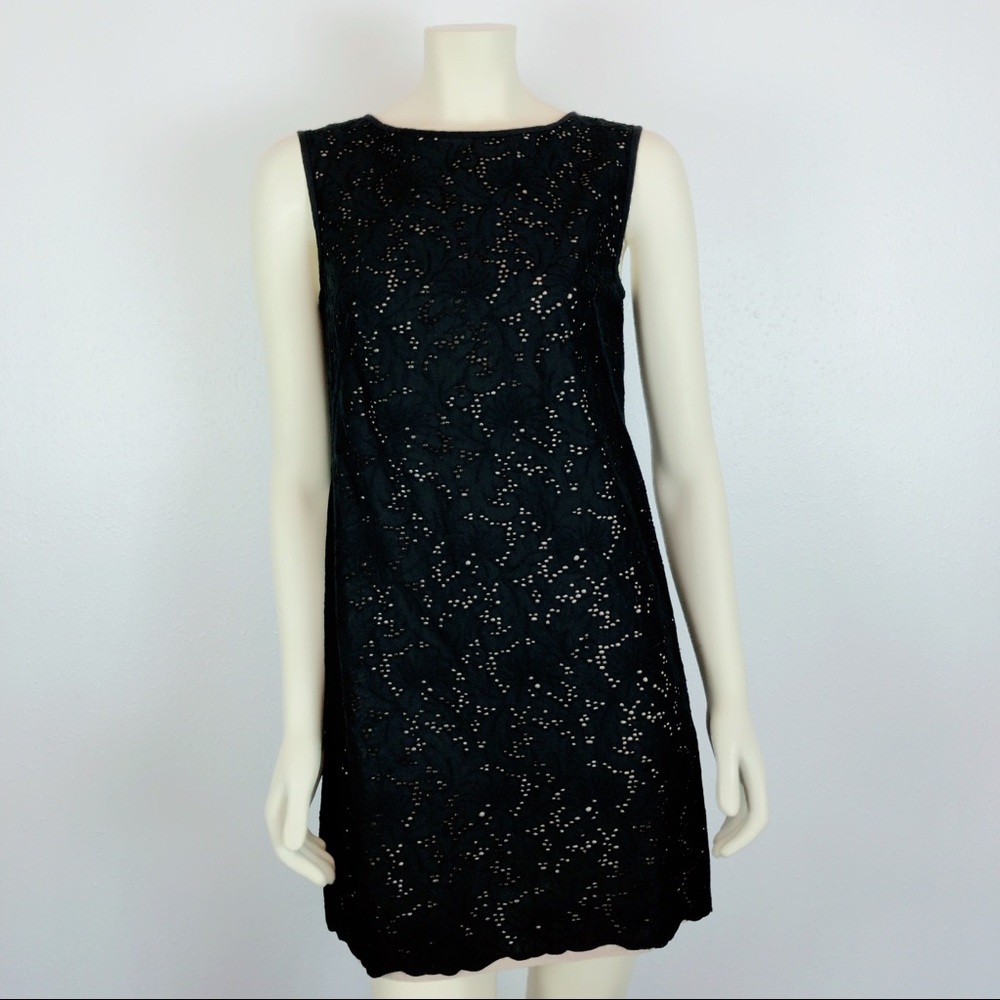 Ann Taylor LOFT Black Sleeveless Sheath Dress 2